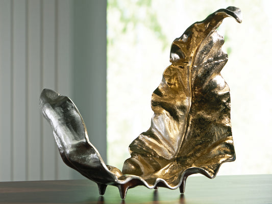 Cape Furniture Outlet - Ashley Furniture - Darinsen Sculpture - Sculpture / Gold/Silver Finish - A2000785