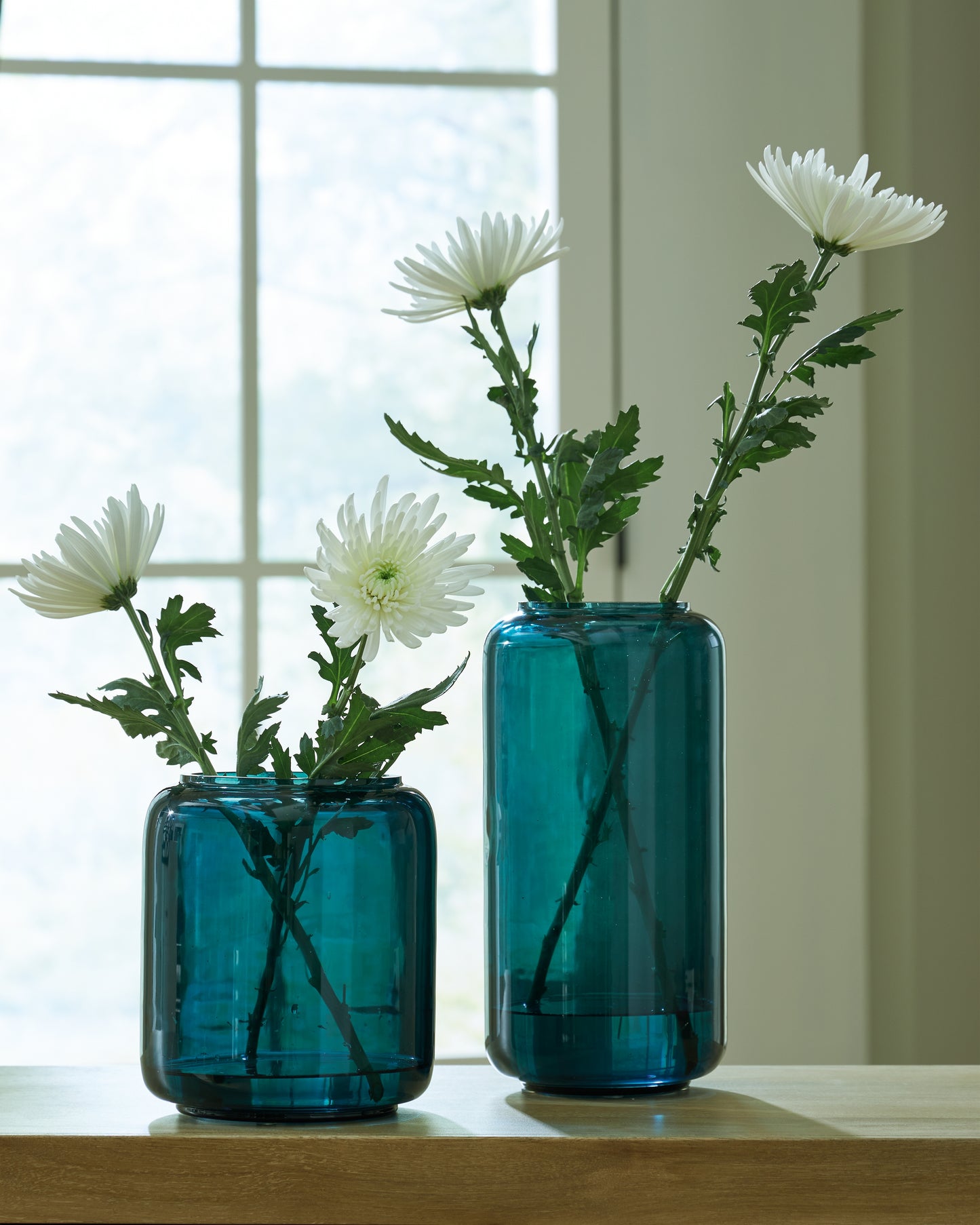 Cape Furniture Outlet - Ashley Furniture - Inisland Vase - Vase Set (Set of 2) / Teal - A2000797A1