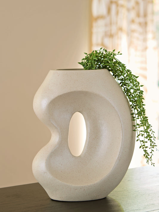 Cape Furniture Outlet - Ashley Furniture - Odion Vase - Vase / Stone - A2000841