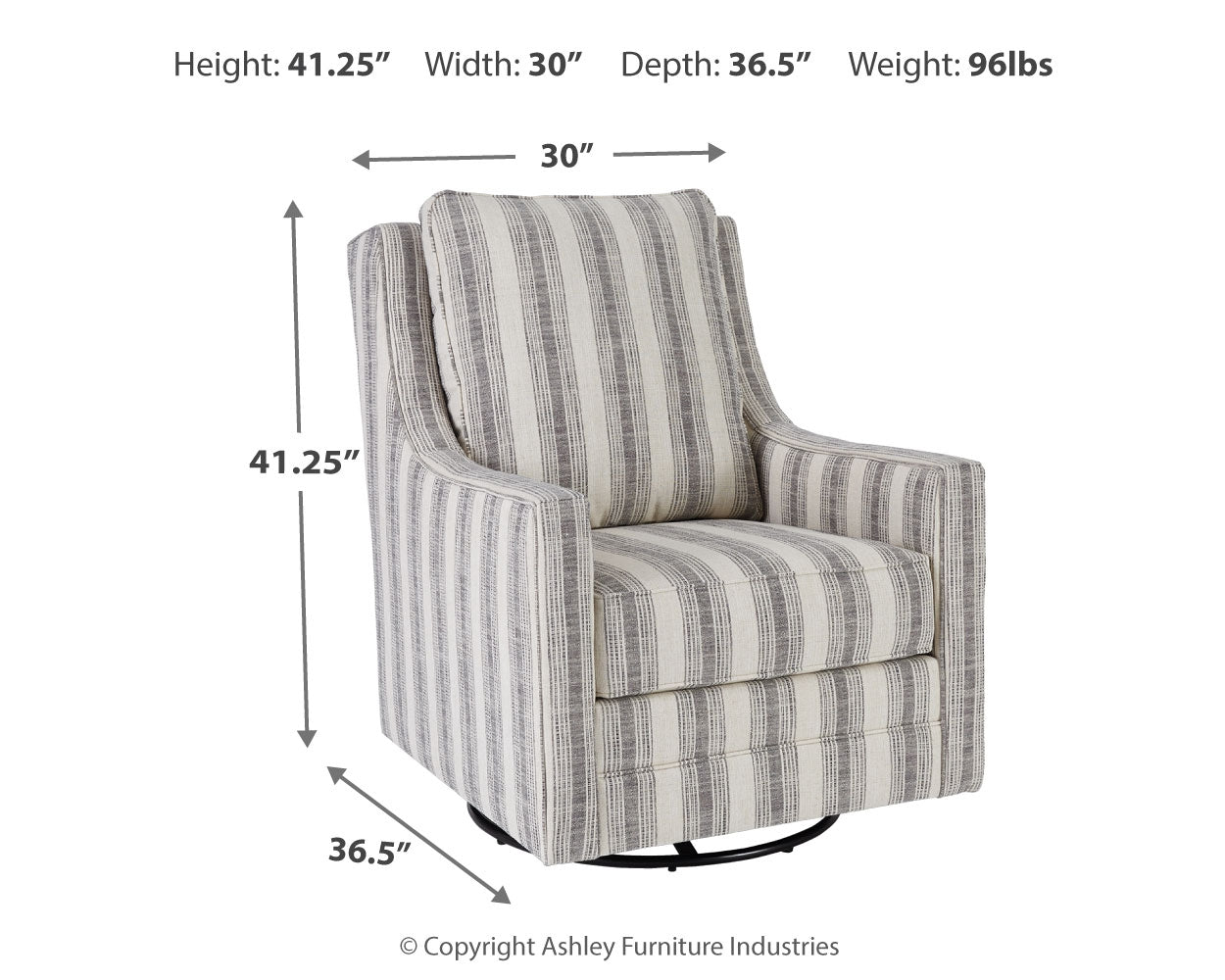 Kambria Swivel Glider Accent Chair