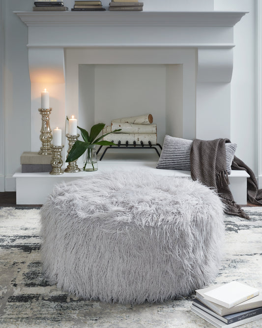 Cape Furniture Outlet - Ashley Furniture - Galice Living Room - Oversized Accent Ottoman / Light Gray - A3000333