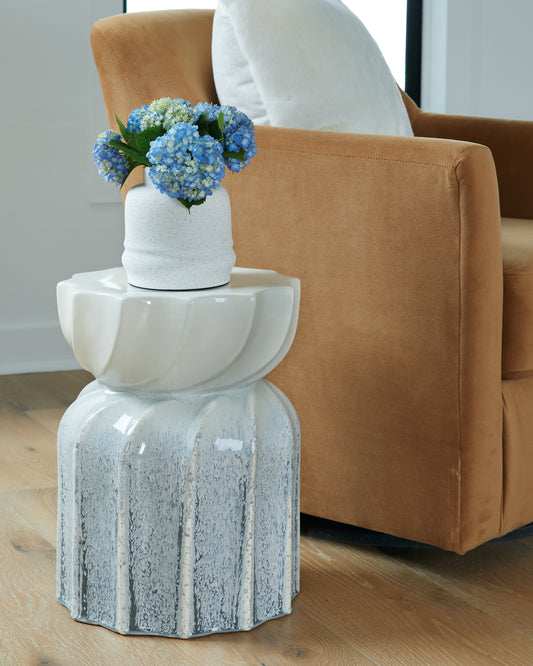 Cape Furniture Outlet - Ashley Furniture - Michamere Stool - Stool / Gray/Taupe - A3000619