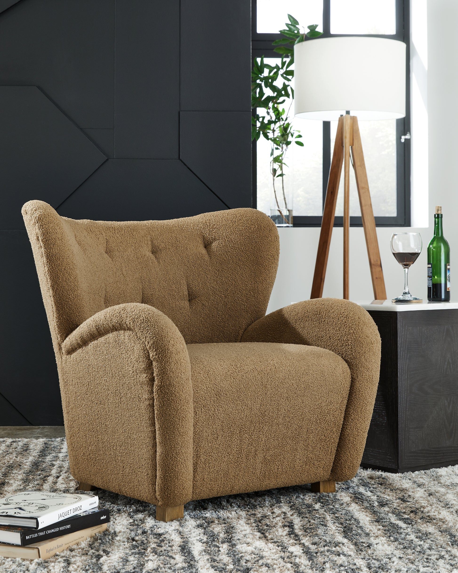 Cape Furniture Outlet - Ashley Furniture - Larbell Accent Chair - Accent Chair / Camel - A3000710