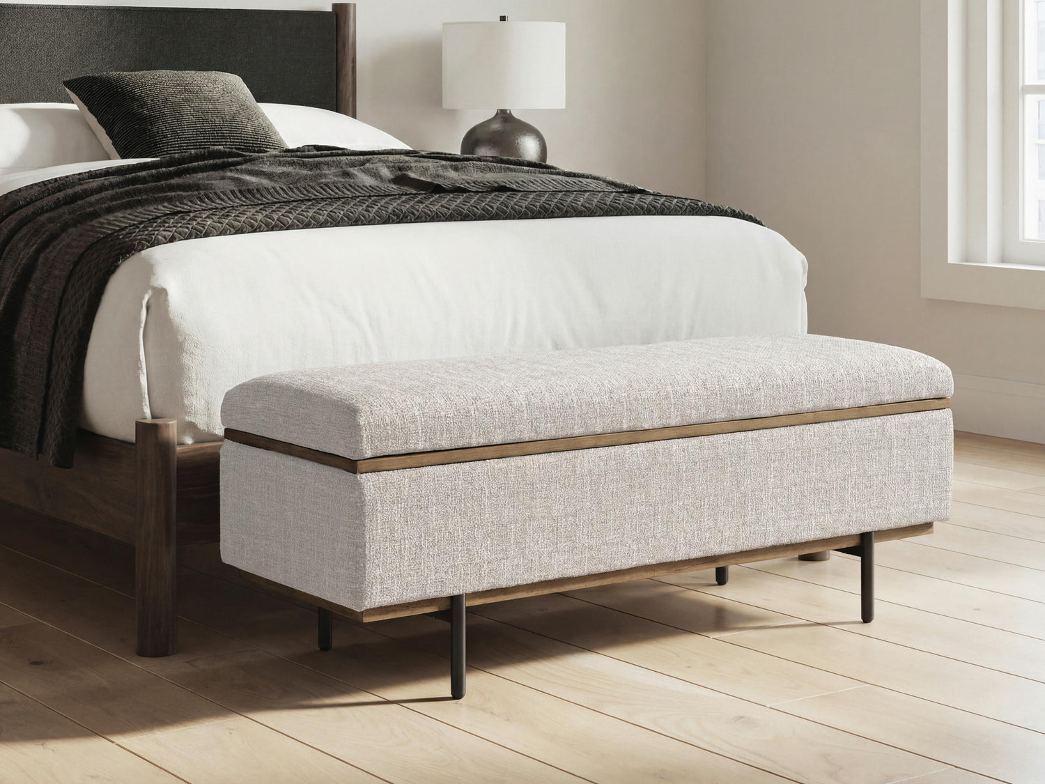 Cape Furniture Outlet - Ashley Furniture - Dettaford Next-Gen Nuvella Storage Bench - Storage Bench - A3000848