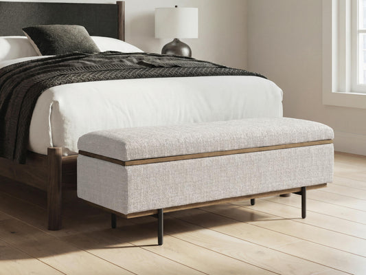 Cape Furniture Outlet - Ashley Furniture - Dettaford Next-Gen Nuvella Storage Bench - Storage Bench - A3000848