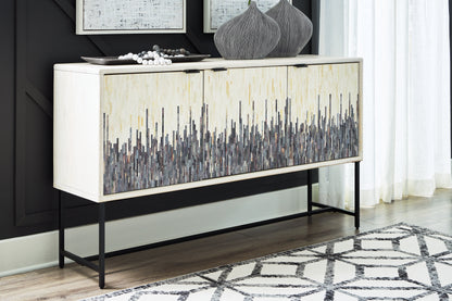 Cape Furniture Outlet - Ashley Furniture - Freyton Accent Cabinet - Accent Cabinet / White/Gray - A4000582