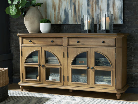 Cape Furniture Outlet - Ashley Furniture - Barlomore Accent Cabinet - Accent Cabinet / Brown - A4000597
