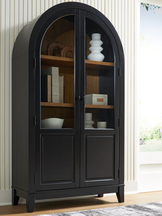 Cape Furniture Outlet - Ashley Furniture - Dagandale Accent Cabinet - Accent Cabinet / Natural/Black - A4000705