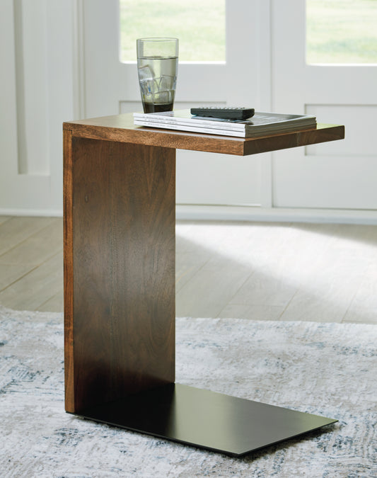 Cape Furniture Outlet - Ashley Furniture - Wimshaw Accent Table - Accent Table / Brown/Black - A4000618