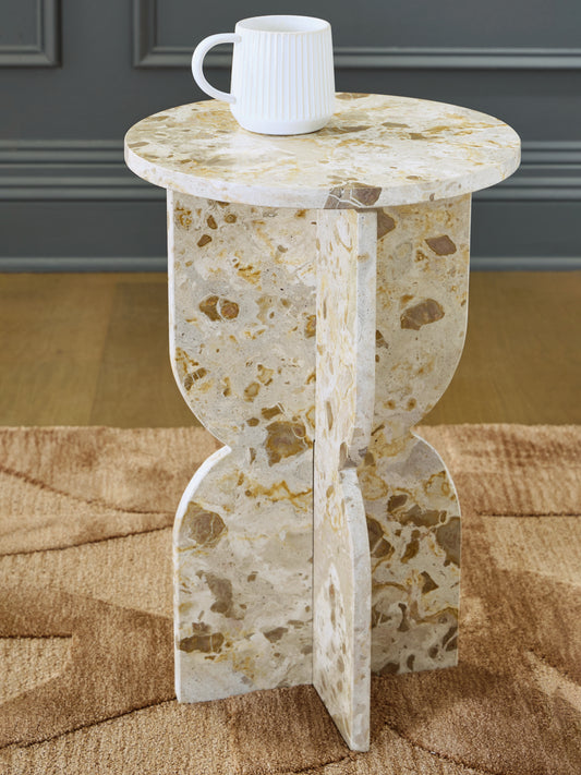 Cape Furniture Outlet - Ashley Furniture - Treygan Accent Table - Accent Table / Beige - A4000647