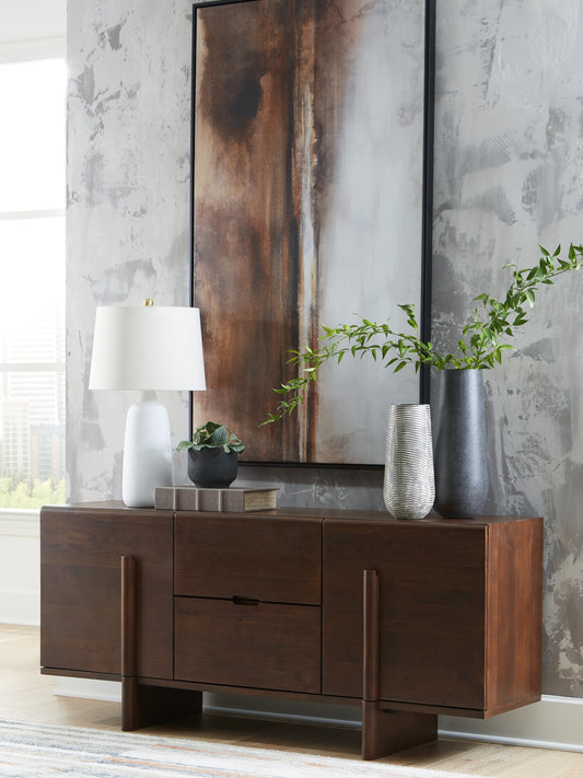 Cape Furniture Outlet - Ashley Furniture - Kydler Accent Cabinet - Accent Cabinet / Medium Brown - A4000678
