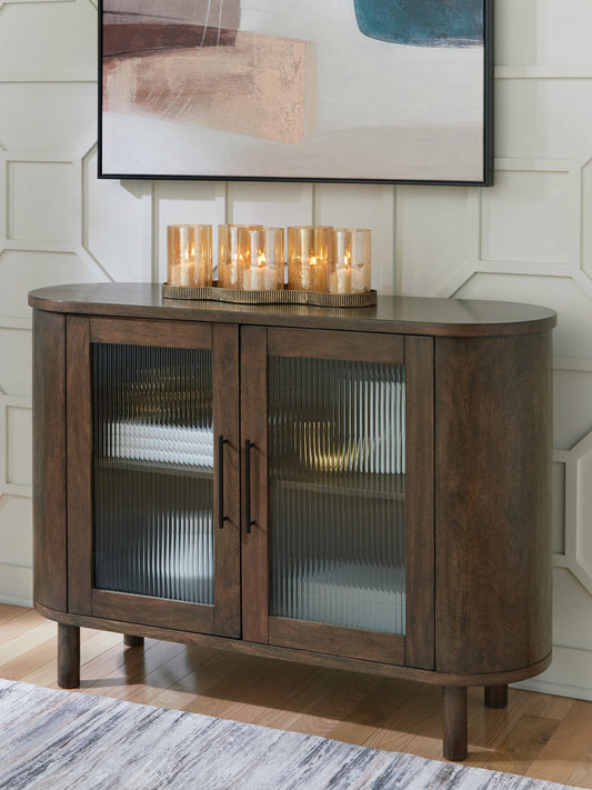 Cape Furniture Outlet - Ashley Furniture - Mayridge Accent Cabinet - Accent Cabinet / Medium Brown - A4000694