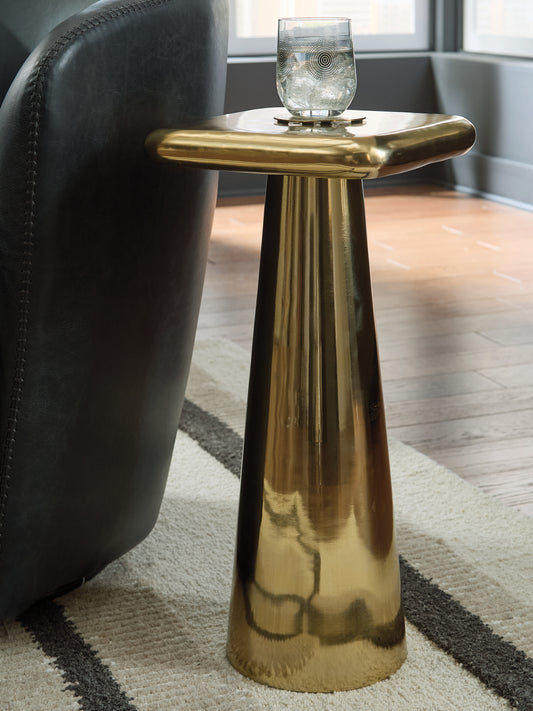 Cape Furniture Outlet - Ashley Furniture - Dallenburg Accent Table - Accent Table / Gold Finish - A4000717