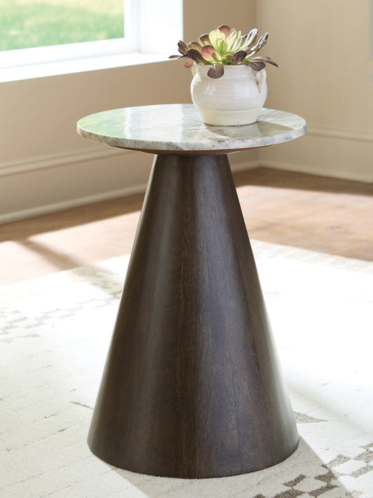Cape Furniture Outlet - Ashley Furniture - Waltnor Accent Table - Accent Table / Gray/White/Brown - A4000720
