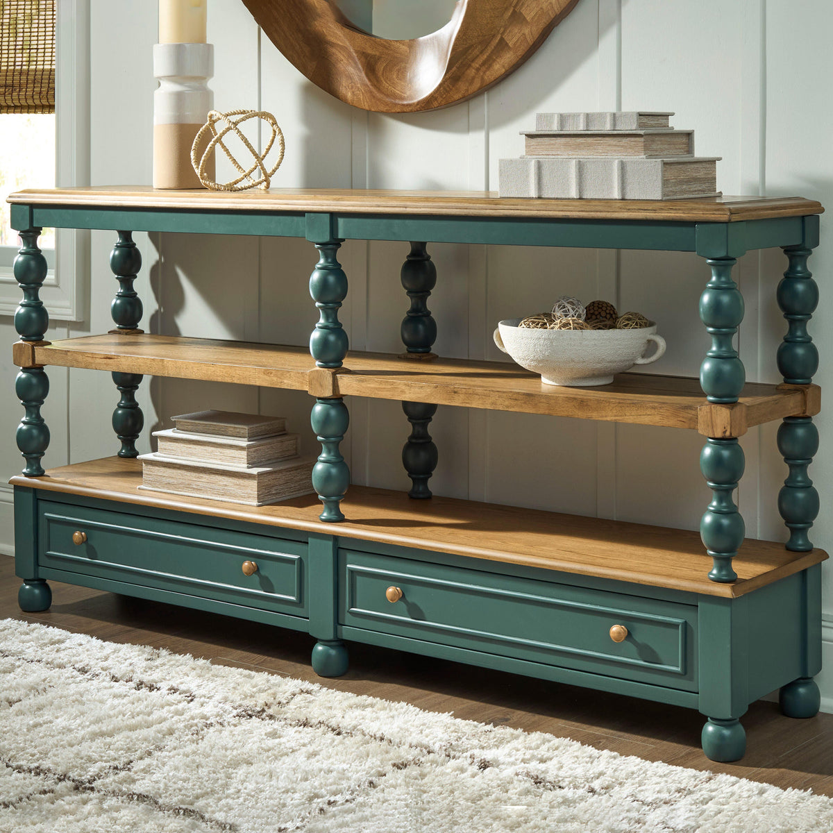 Cape Furniture Outlet - Ashley Furniture - Finnworth Console Sofa Table - Console Sofa Table - A4000734