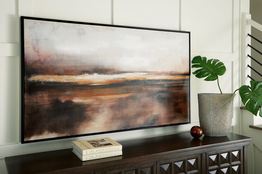 Cape Furniture Outlet - Ashley Furniture - Drewland Wall Decor - Wall Art / Black/Brown/Orange - A8000375