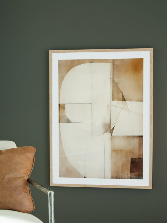 Cape Furniture Outlet - Ashley Furniture - Corlain Wall Decor - Wall Art / Brown/Tan/White - A8000407