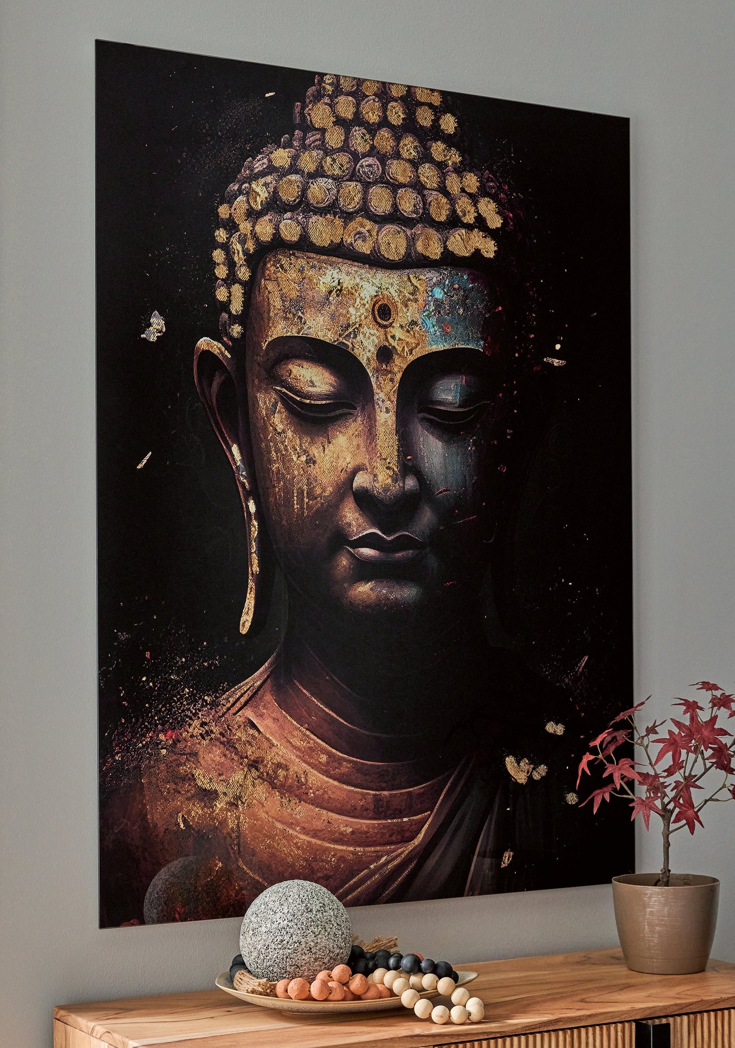 Cape Furniture Outlet - Ashley Furniture - Caymoore Wall Decor - Wall Art / Black/Gold Finish - A8000423
