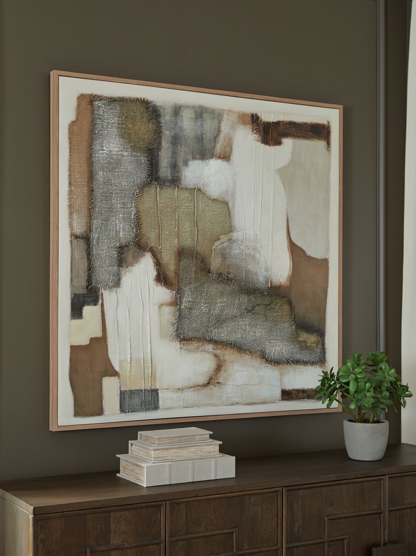 Cape Furniture Outlet - Ashley Furniture - Wylander Wall Decor - Wall Art / Tan/Brown/Gray - A8000497