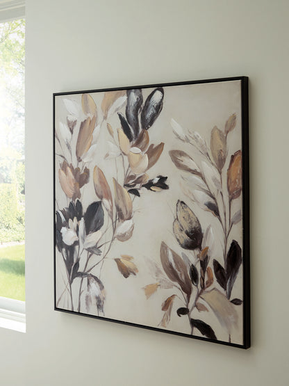 Cape Furniture Outlet - Ashley Furniture - Trulow Wall Decor - Wall Art / Tan/Brown/Black - A8000504