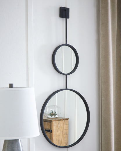 Cape Furniture Outlet - Ashley Furniture - Brewer Mirror - Accent Mirror / Black - A8010166