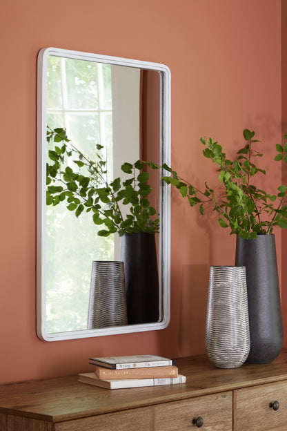Cape Furniture Outlet - Ashley Furniture - Brocky Mirror - Accent Mirror / White - A8010293