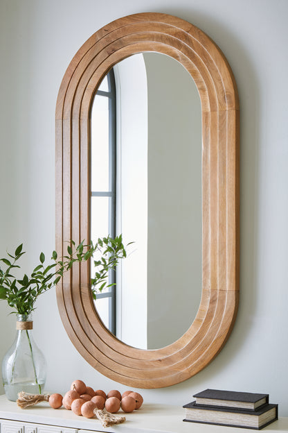 Cape Furniture Outlet - Ashley Furniture - Daverly Mirror - Accent Mirror / Brown - A8010326