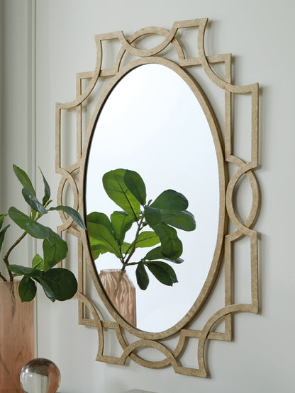 Cape Furniture Outlet - Ashley Furniture - Fulkmore Mirror - Accent Mirror / Antique Gold Finish - A8010350