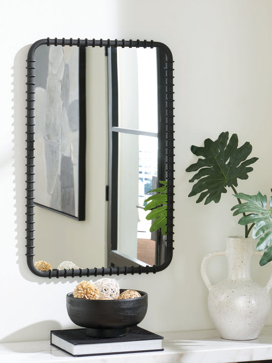 Cape Furniture Outlet - Ashley Furniture - Judlow Mirror - Accent Mirror / Black - A8010419