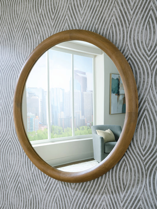Cape Furniture Outlet - Ashley Furniture - Yadiel Mirror - Accent Mirror / Brown - A8010426