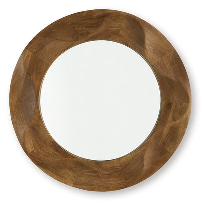 Cape Furniture Outlet - Ashley Furniture - Aajon Mirror - Accent Mirror / Brown - A8010427