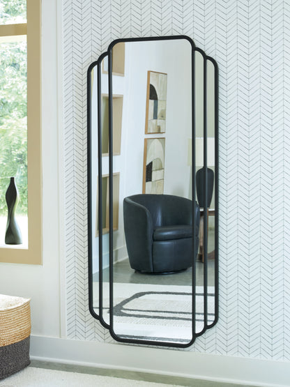 Cape Furniture Outlet - Ashley Furniture - Antigone Mirror - Floor Mirror / Black - A8010434