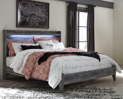Cape Furniture Outlet - Ashley Furniture - Baystorm Bedroom - King Panel Bed / Gray - B221B11