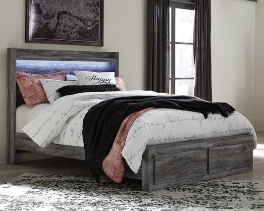 Cape Furniture Outlet - Ashley Furniture - Baystorm Bedroom - Full Panel Bed with 2 Storage Drawers / Gray - B221B34