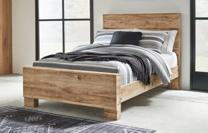 Cape Furniture Outlet - Ashley Furniture - Hyanna Bedroom - Full Panel Bed / Tan Brown - B1050B21