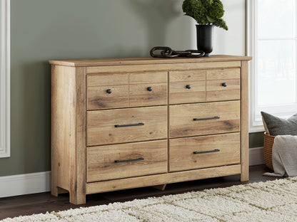 Cape Furniture Outlet - Ashley Furniture - Makidern Bedroom - Six Drawer Dresser / Tan - PCB1170-31