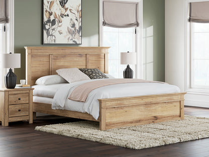 Cape Furniture Outlet - Ashley Furniture - Makidern Bedroom - King Panel Bed / Tan - PCB1170B12