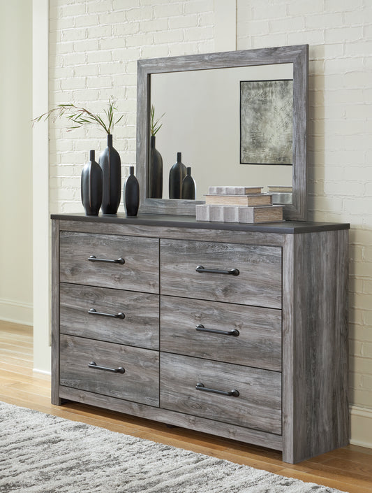Cape Furniture Outlet - Ashley Furniture - Bronyan Bedroom - Two Drawer Night Stand / Dark Gray - B1290-92