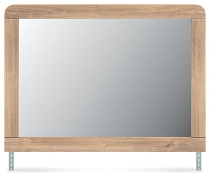 Cape Furniture Outlet - Ashley Furniture - Kinlanni Bedroom - Bedroom Mirror / Tan - PCB1360-36