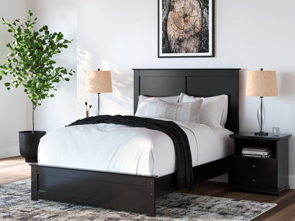 Cape Furniture Outlet - Ashley Furniture - Maribel Bedroom - Full Panel Bed / Black - B138B52