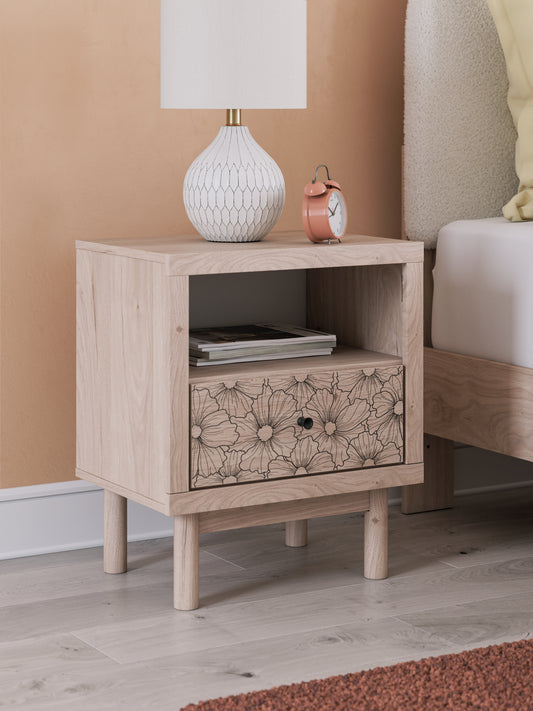 Cape Furniture Outlet - Ashley Furniture - Arloster Bedroom - Full Upholstered Day Bed with Storage / Tan/White - PCB1566B11