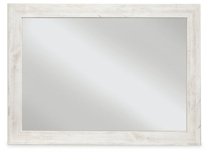 Cape Furniture Outlet - Ashley Furniture - Paxberry Bedroom - Bedroom Mirror / Whitewash - B181-36