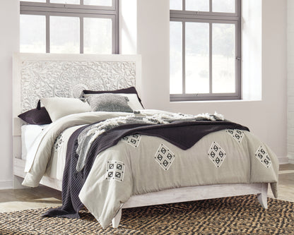 Cape Furniture Outlet - Ashley Furniture - Paxberry Bedroom - Queen Panel Bed / Whitewash - B181B6