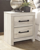Queen Panel Bed with 2 Storage Drawers