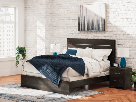 Cape Furniture Outlet - Ashley Furniture - Hollivern Bedroom - Full Panel Storage Bed / Dark Gray - PCB2108B15
