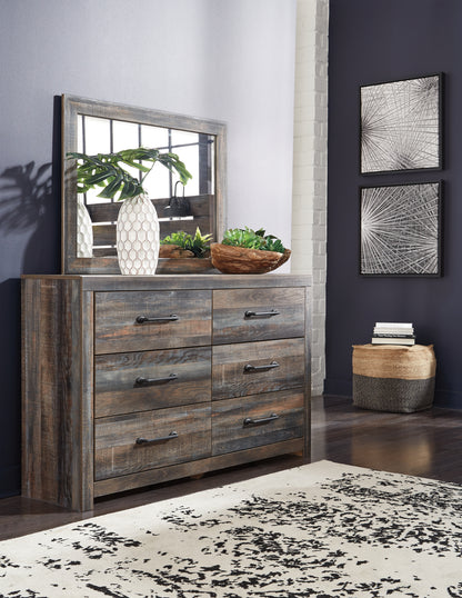 Cape Furniture Outlet - Ashley Furniture - Drystan Bedroom - Dresser and Mirror / Multi - B211B1