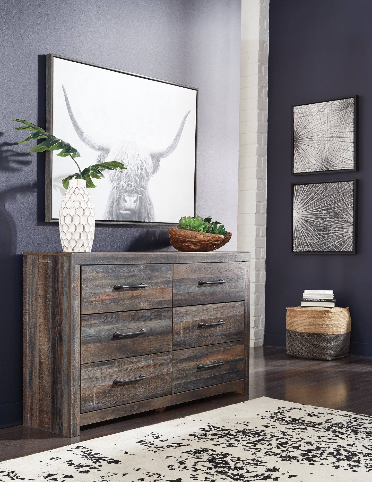 Cape Furniture Outlet - Ashley Furniture - Drystan Bedroom - Full Bookcase Bed / Multi - B211B46