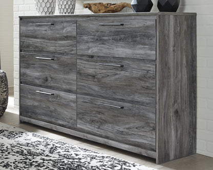 Cape Furniture Outlet - Ashley Furniture - Baystorm Bedroom - Six Drawer Dresser / Gray - B221-31