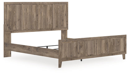 Cape Furniture Outlet - Ashley Furniture - Rusticott Bedroom - King Panel Bed / Brown - PCB2260B6