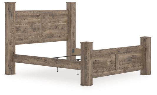 Cape Furniture Outlet - Ashley Furniture - Rusticott Bedroom - Dresser and Mirror / Brown - PCB2260B1